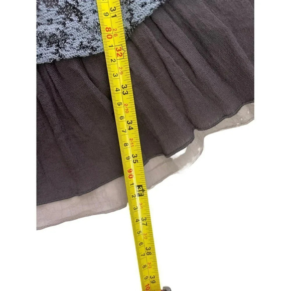 A'reve Anthropologie Dress Blue and Gray w/under skirt Multiple Sizes EUC - Picture 11 of 11